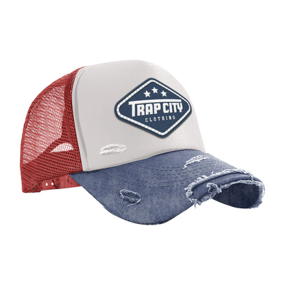 Urban Fade Distress Trucker Hat